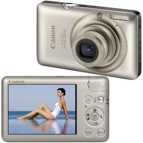 Canon Digital Ixus 120 IS stříbrná