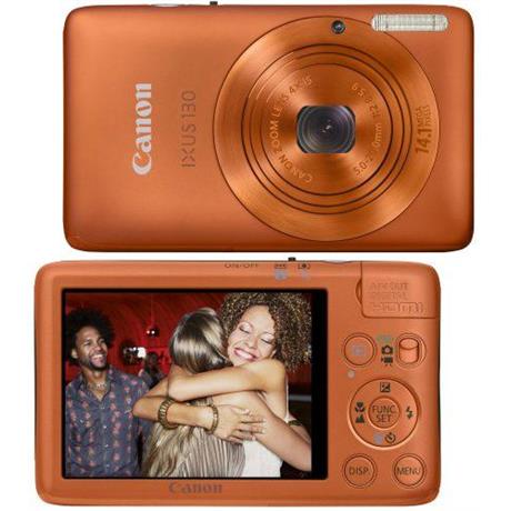 Canon Ixus 130 oranžový
