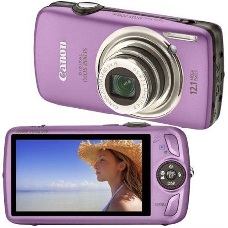 Canon Digital Ixus 200 IS fialová