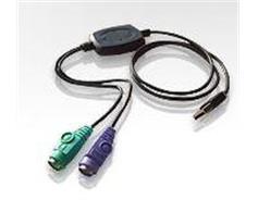 ATEN USB konvertor na 2xPS/2, kl.+myš, kabelový