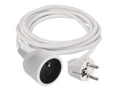 EMOS Prodlužovací kabel 2 m / 1 zásuvka / bílý / PVC / 1 mm2