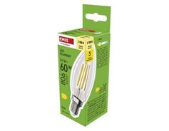 EMOS LED žárovka Filament svíčka / E14 / 5,9 W (60 W) / 806 lm / teplá bílá