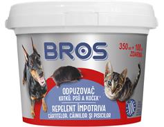 Bros - práškový odpuzovač krtků, psů a koček 350 ml + 100 ml zdarma