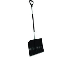 Hrablo plastové černé s hliníkovou lištou - 50 cm s ALU násadou