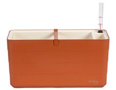 Truhlík samozavlažovací Berberis - terakota + slonová kost 40 cm