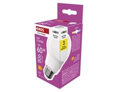 EMOS LED žárovka Classic A60 / E27 / 7 W (60 W) / 806 lm / neutrální bílá