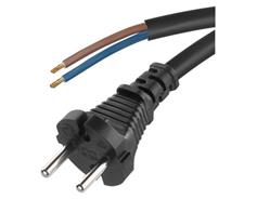 EMOS Flexo šňůra gumová 2× 1mm2, 3m, černá