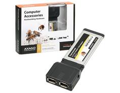 AXAGO ExpressCard/34 adapter 2x 1394a