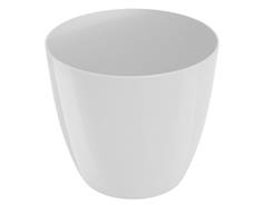 Obal Ella - lesklá bílá 13 cm