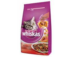 WHISKAS granule s hovězím masem 1,5kg