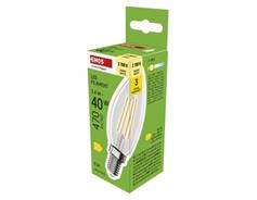 EMOS LED žárovka Filament svíčka / E14 / 3,4 W (40 W) / 470 lm / teplá bílá