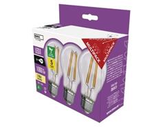EMOS LED žárovka Filament A60 A CLASS/ E27 / 5 W (75 W) / 1 060 lm / teplá bílá