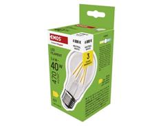 EMOS LED žárovka Filament A60 / E27 / 3,4 W (40 W) / 470 lm / neutrální bílá