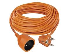 EMOS Prodlužovací kabel 20 m / 1 zásuvka / oranžový / PVC / 230 V / 1,5 mm2