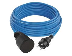 EMOS Počasí odolný prodlužovací kabel 10 m / 1 zásuvka / modrý / PVC / 230 V / 1,5 mm2