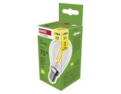 EMOS LED žárovka Filament Mini Globe  / E14 / 7 W (75 W) / 1055 lm / teplá bílá