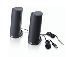 Reproduktory: Černé externí Dell AX210CR USB