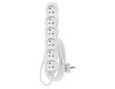 EMOS Prodlužovací kabel 3 m / 6 zásuvek / bílý / PVC / 1 mm2