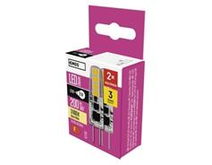EMOS LED žárovka Classic JC / G4 / 1,9 W (21 W) / 200 lm / teplá bílá