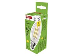EMOS LED žárovka Filament svíčka / E14 / 5,9 W (60 W) / 806 lm / neutrální bílá