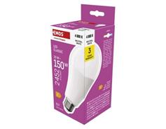 EMOS LED žárovka Classic A80 / E27 / 20 W (150 W) / 2452 lm / neutrální bílá