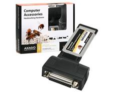 AXAGO ExpressCard/34 PCIe adapter 1x paralel port
