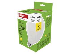 EMOS LED žárovka Filament G125 / E27 / 11 W (100 W) / 1521 lm / neutrální bílá