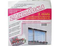 Zahrádka okenní 75 cm - hnědá