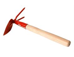 Okopávačka s nás. 27 cm Rosteto - srdcová 2 hroty - oranžová