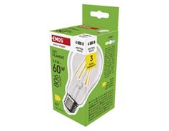 EMOS LED žárovka Filament A60 / E27 / 5,9 W (60 W) / 806 lm / neutrální bílá