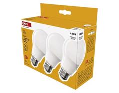 EMOS LED žárovka Basic A60 / E27 / 9,4 W (60 W) / 806 lm / neutrální bílá