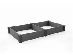Keter Vyvýšený záhon Keter Vista Modular Garden Bed dvoubalení šedý