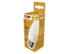 EMOS LED žárovka Basic svíčka / E27 / 5,5 W (40 W) / 470 lm / teplá bílá