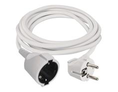 EMOS Prodlužovací kabel 1,4 m / 1 zásuvka / bílý / PVC / 1 mm2