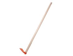 Motyka s násadou 100 cm Rosteto - plochá š. 75 mm - oranžová