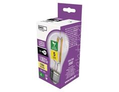 EMOS LED žárovka Filament A60 A CLASS/ E27 / 5 W (75 W) / 1 060 lm / teplá bílá