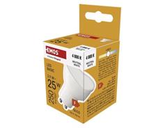 EMOS LED žárovka Basic MR16 / GU10 / 2,9 W (25 W) / 250 lm / neutrální bílá