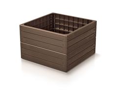 Prosperplast Vyvýšený záhon Prosperplast BASE WOODY hnědý 75,6 cm 