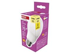 EMOS LED žárovka Classic A60 / E27 / 9,5 W (75 W) / 1055 lm / teplá bílá