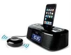 iLuv budík s hodin. a př. pro iPod, iPhone - černý
