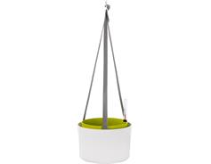 Žardina samozavlažovací Berberis se závěsem - bílá + zelená 26 cm
