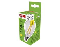 EMOS LED žárovka Filament Mini Globe / E14 / 3,4 W (40 W) / 470 lm / neutrální bílá