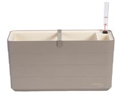 Truhlík samozavlažovací Berberis - taupe + slonová kost 40 cm