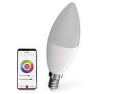 EMOS Chytrá LED žárovka GoSmart svíčka / E14 / 4,8 W (40 W) / 470lm / RGB / stmívatelná / WiFi