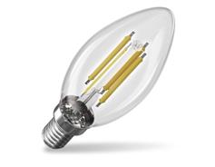 EMOS Lighting LED žárovka Filament svíčka A CLASS / E14 / 3,8 W (60 W) / 806 lm / neutrální bílá