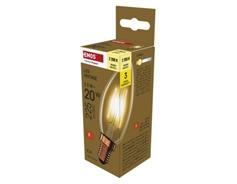 EMOS Lighting LED žárovka Vintage svíčka / E14 / 2,5 W (20 W) / 225 lm / teplá bílá