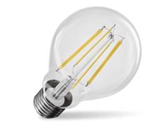 EMOS LED žárovka Filament A60 / E27 / 7,5W (75 W) / 1 055 lm / neutrální bílá / stmívatelná
