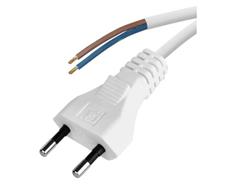 EMOS Flexo šňůra PVC 2× 0,75mm2, 2m, bílá