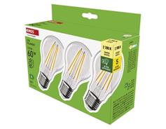 EMOS LED žárovka Filament A60 A CLASS/ E27 / 3,8 W (60 W) / 806 lm / teplá bílá
