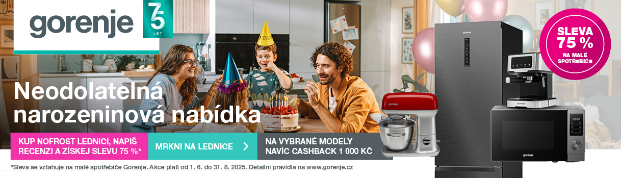 Gorenje - cashback akce